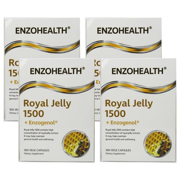 뉴질랜드 Enzo Health 엔조헬스 로얄 젤리 1500 엔조제놀 300정 4팩