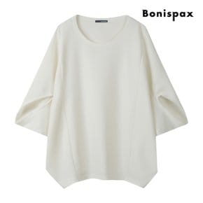 루즈핏 돌먼 롱 슬리브 티셔츠 (XQ4TS019M0)