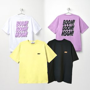 Boom Boom Logo Tee 2842MDM270 엠에스지엠 붐 붐 프린트 로고 티