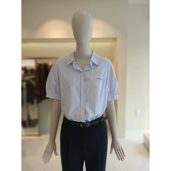 [여주점] 씨씨콜렉트 스트라이프셔츠블라우스 E262msc143