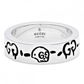 GUCCI GOST 477339-J8400-0701 [] [구찌] 구찌 고스트 엔그레이빙 실버 링 반지 일본 사이즈