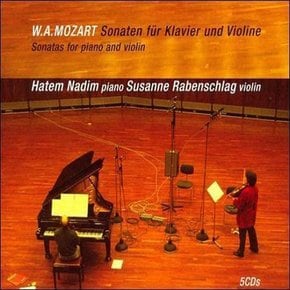 WOLFGANG AMADEUS MOZART - SONATEN FUR KLAVIER UND VIOLINE/ HATEM NADIM, SUSANNE RABENSCHLA