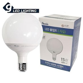 LED 볼전구 컨버터 램프 15W 주광색 L타입 전등 천장 (WD01A45)