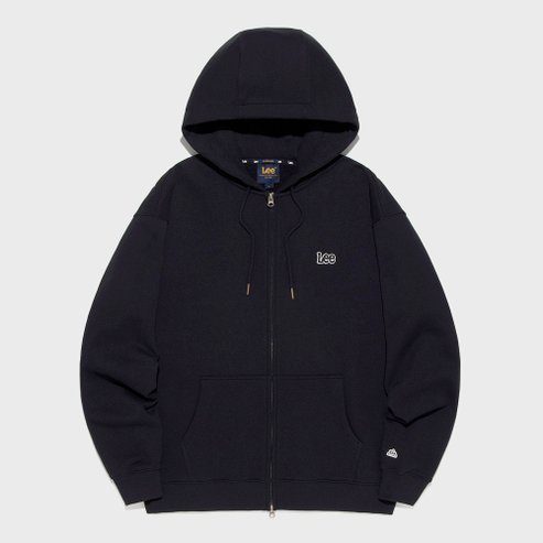 LEE 스몰 트위치 로고 후드 집업 블랙 LE2501HZ01BK