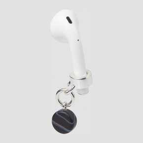 [해외배송] 레텔앤볼브 아이브 애런 블랙 아게이트 에어팟 귀걸이 RW22644 Black agate