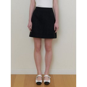 LINENE MINI SKIRT - Black