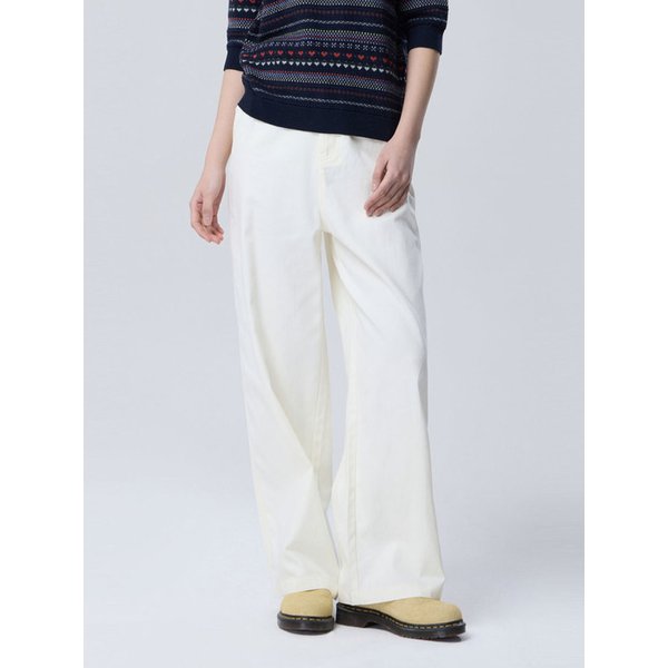 백 밴딩 리오셀 팬츠_BAPT04611IV