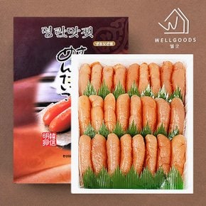 [바로배송][웰굿]부산명인 저염숙성 명란젓 상절 선물세트(1kg)(+선물박스,쇼핑백)