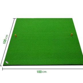 1미터 대형 골프 연습장 스윙 매트 골프티2개포함