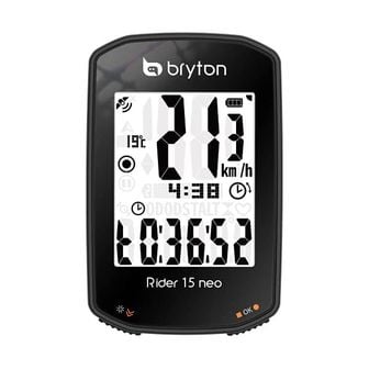  미국 브라이튼 속도계 Bryton Rider 15 neo GPS Cycling Computer Device Only Twist Click Go!