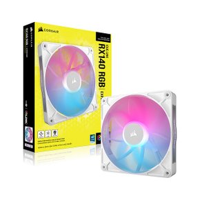 커세어 iCUE LINK RX140 RGB Expansion Fan 시스템쿨러 화이트 (1PACK)