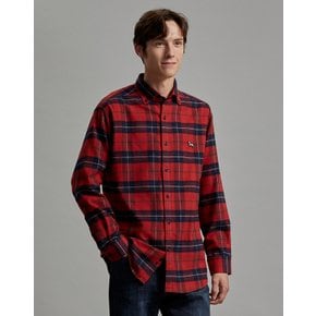 [23FW] [닥스훈트] PURE COTTON 기모 체크 셔츠 DMSH3D502R2