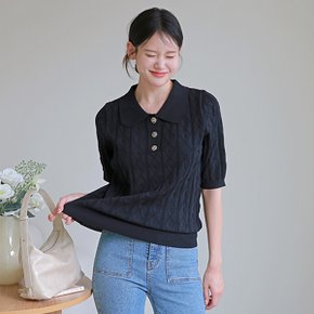 [최초가 99,000원][르포엠]마린느 스카시 여름용 하프 슬리브 니트 3종세트