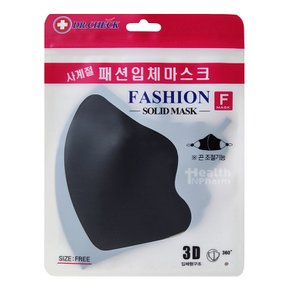 사계절 패션 입체 마스크 블랙 /3D 입체형구조/귀걸이 끈조절