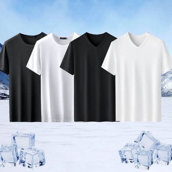 여름 남자 무지 심플 이너 냉감 반팔 티셔츠 OC-TSH-SWFHZVTK