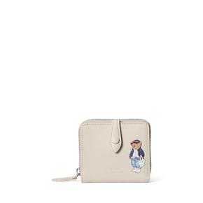 여성 폴로 베어 레더 컴팩트 월렛(WAPOSLG0G220123101)