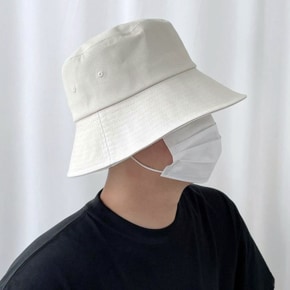 빅사이즈 버킷햇 남녀 벙거지모자 베이지