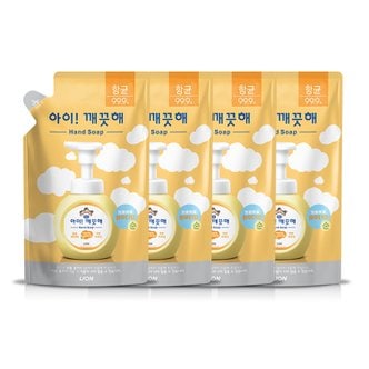 아이깨끗해 순 리필 450ml x 4개