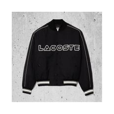 매장정품 라코스테 LACOSTE 남성 패딩 바시티 자켓 블랙 BH5971-53N031 1526280