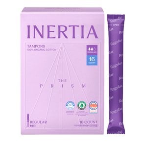더 프리즘 유기농 순면 흡수체 탐폰 레귤러 16p