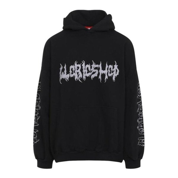 후드 티셔츠 32CU251PRHD008BK FADED BLACK DOM