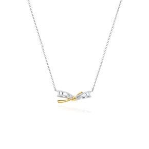 Flow bow necklace