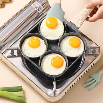 바보사랑 계란후라이팬 4구 에그팬 후라이틀 키친 계란팬4구 K420