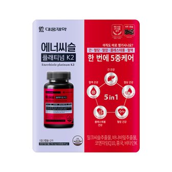  대웅제약 에너씨슬 플래티넘K2 60캡슐