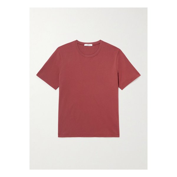미스터 피 오가닉 리사이클 코튼 저지 티셔츠 레드 1647597357577285