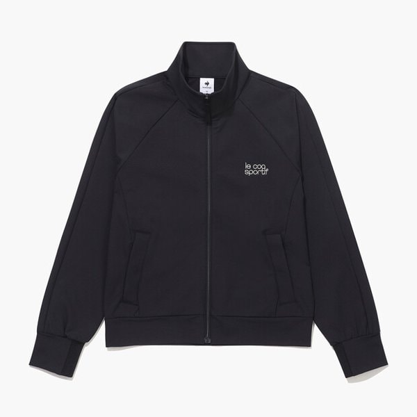 [여주점] [ENJOY] 여성 레터링 포인트 풀집업 점퍼 GQ122LBL24 BLCK