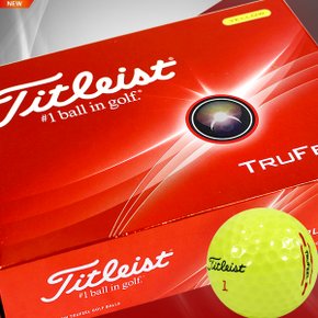 2024년 Titleist 트루필볼(옐로우)[1더즌12알]