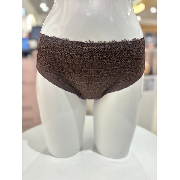 [여주점] 컨실드 면홑겹 브라의 세트 헴 팬티 [VPTF749H] DB