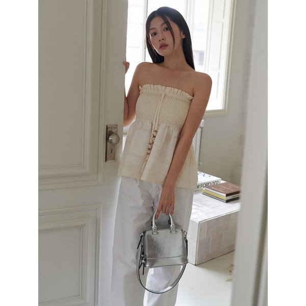 [리퍼브] MINI TOTE BAG_SILVER