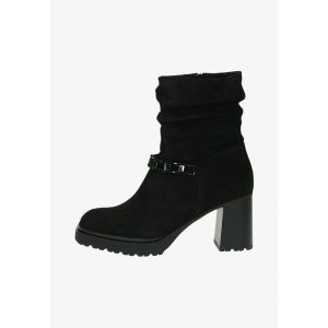 이스퀘어 4508325 Caprice Platform ankle boots - black suede