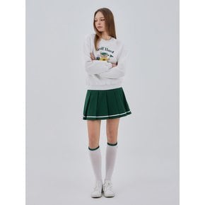 버디베어 골프 맨투맨 화이트