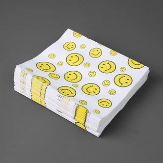 바보사랑 노란 스마일 페이퍼백 90p세트 M형 선물포장 종이봉투