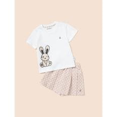 *시즌오프10%*[BEANPOLE KIDS] 빙키 모노그램 여아 상하 세트  아이보리 (BI4342G010)