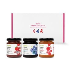 설탕대신 스테비아 잼 선물세트 딸기잼 240g + 블루베리잼 240g + 사과잼 220g