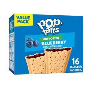 [해외직구] Pop-Tarts 팝타르트 언프로스트 블루베리맛 토스터 페이스트리 16입