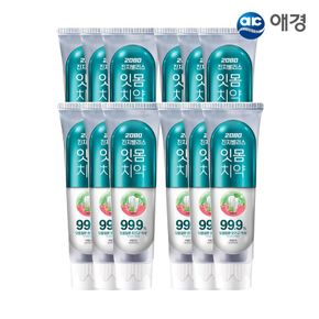 2080 진지발리스 치약 120g 3입 X 4개 (오리지널/프로폴리스/허벌민트 택1)..