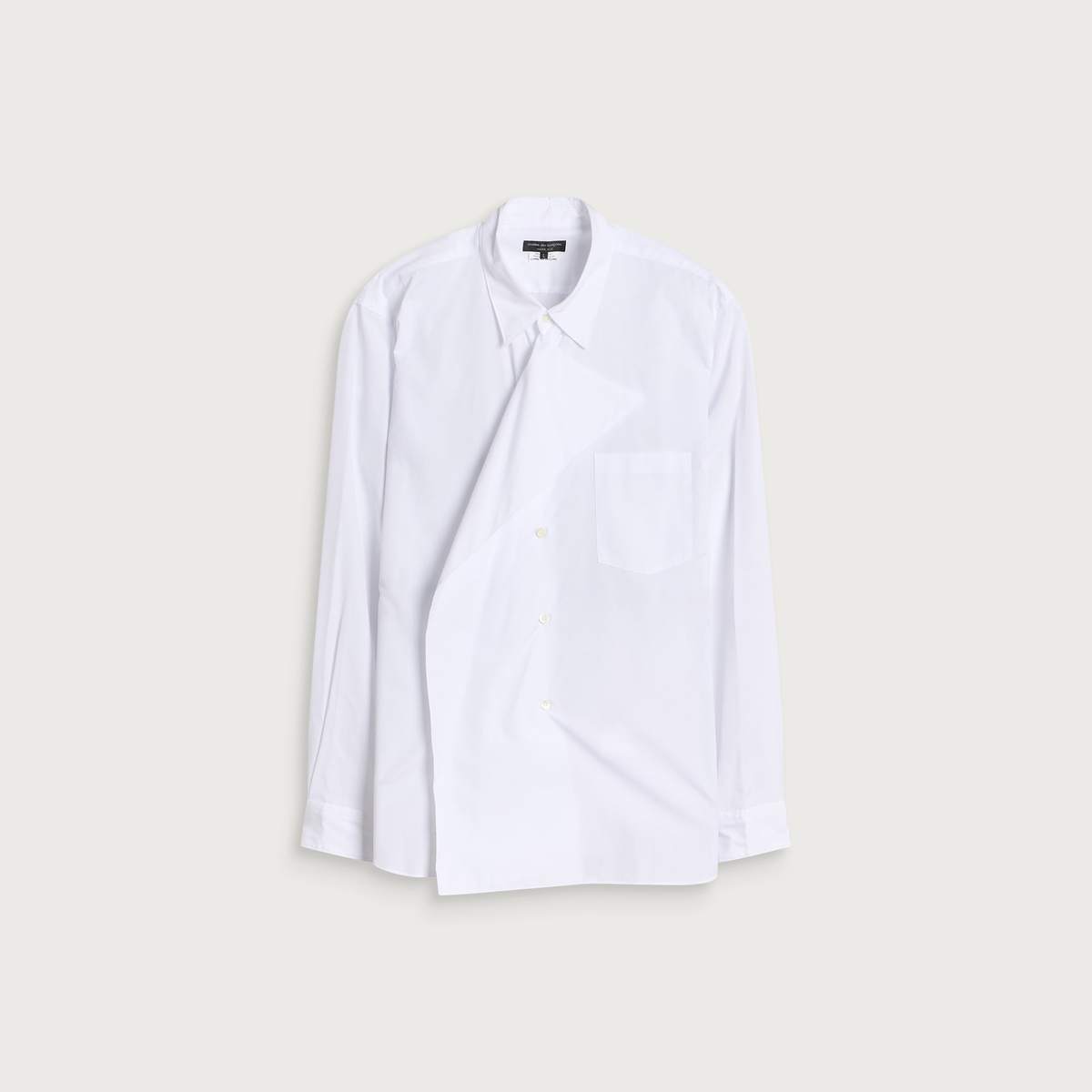 확대된 대표 Comme des Garçons Homme Plus Cotton Shirt with Ove