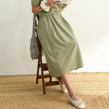 THE COLOR WAY 쿨주름밴딩스커트 (PBE06M-WSKW001)