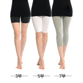 면or레이온 스판 3부 5부 7부 레깅스 쫄바지 er127_1