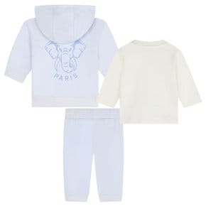 BABY 남아 3PCS 코튼 세트(Z246CDE612_블루)