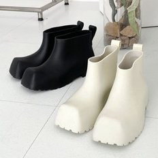 kami et muse Square toe short rain boots_KM23s102