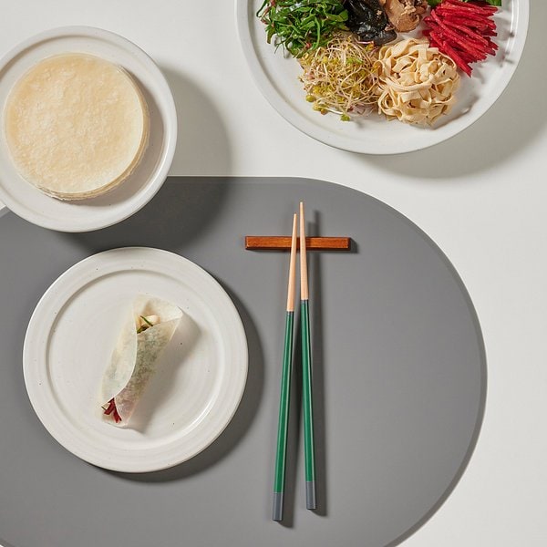 컬러 스틱 우드 젓가락 4조 틸블루그레이 J70N903152200