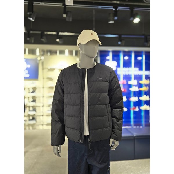 [파주점] 공용(여성핏별도) 에센셜 경량 U넥 다운 자켓(FS2DJG4101U-BLK)