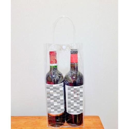 와인선물포장 pvc 투명 젤리백 쇼핑백(1)