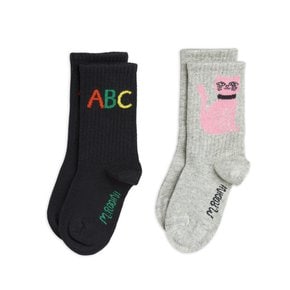 미니로디니[미니로디니 by Magic Edition]ABC 2-PACK SOCKS 멀티(2476011700)