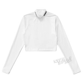 말본 프린스 여성 볼레이 목넥 크롭티 MALBON X PRINCE VOLLEY LS MOCKNECK